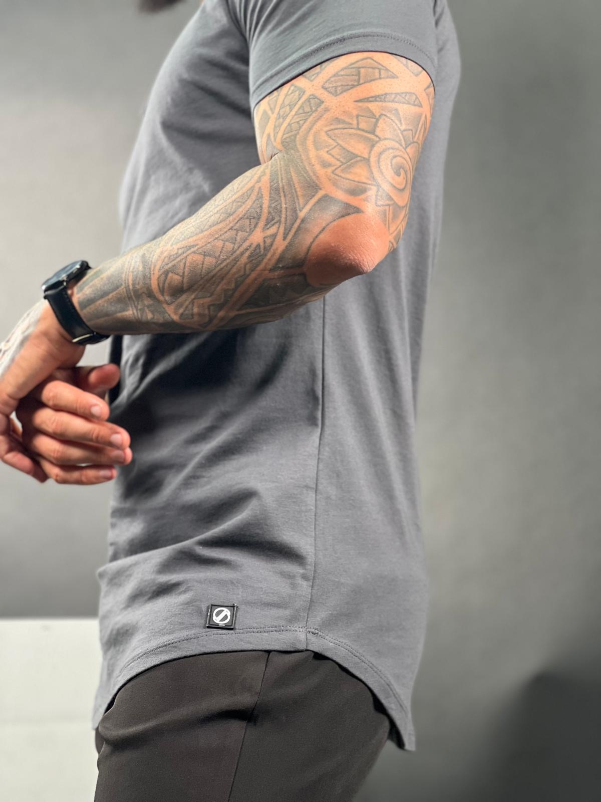 Smooth Cotton Crew Neck Shirt