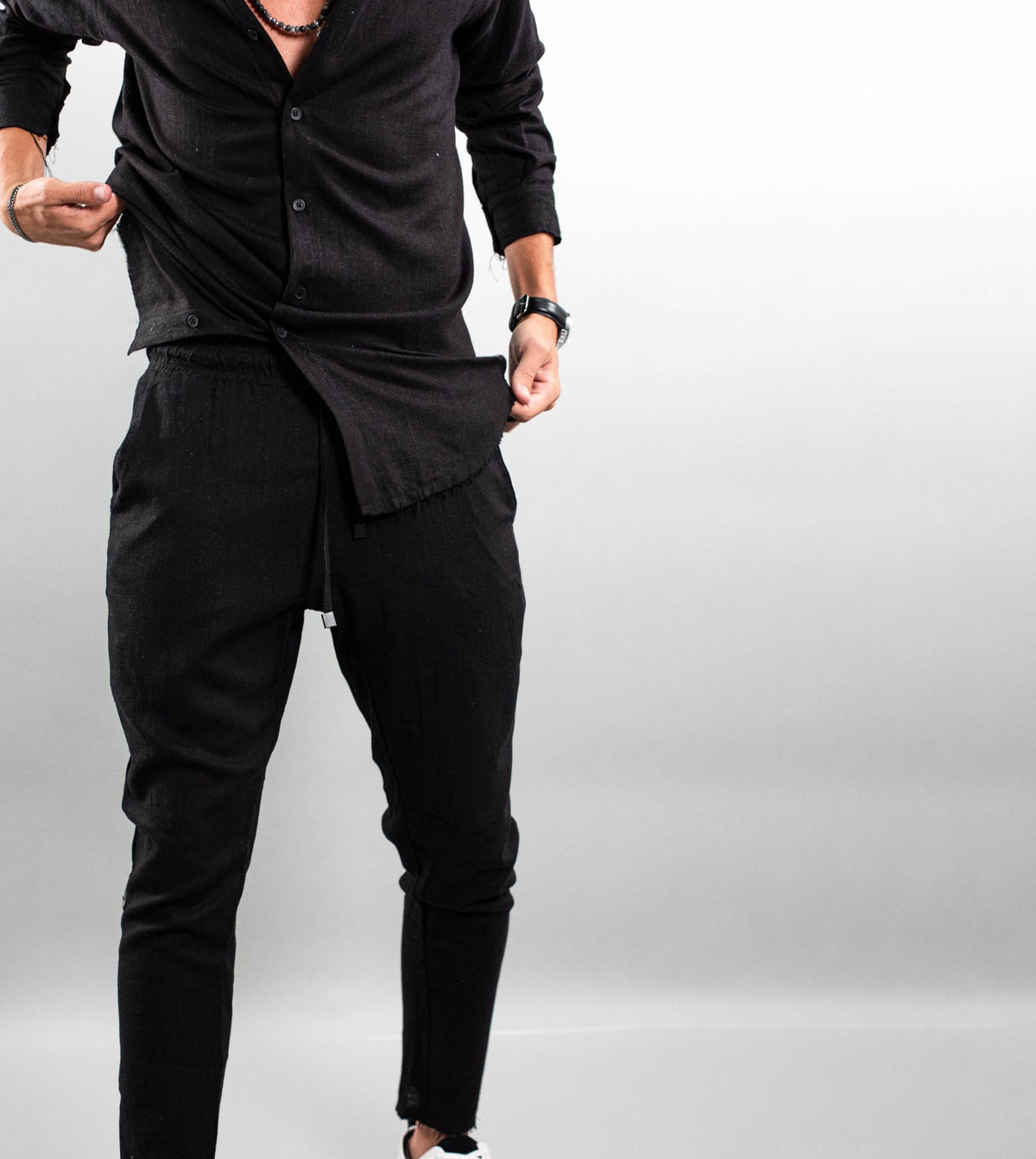 SWAG69 men's linen pants - relaxed breathable fit