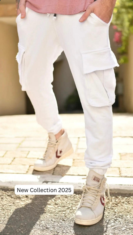 French Terry Cargo Joggers
